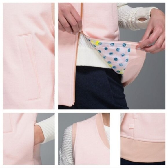 Lululemon Departure Vest in  Parfait Pink / Naked / Naked Women's Size 6 - Picture 16 of 16